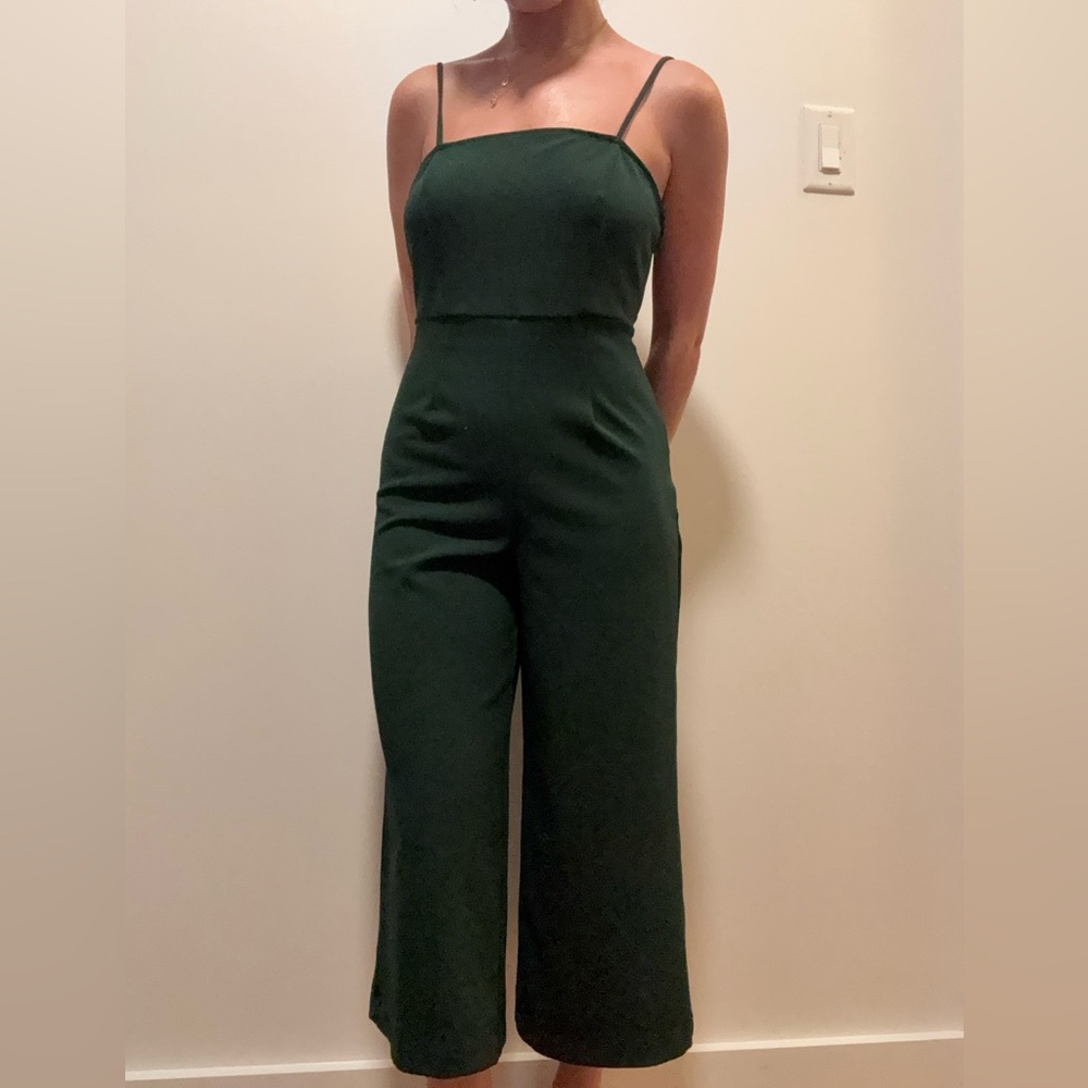 Dark green jumpsuit